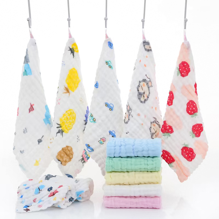 Baby Food Recipes - 1/5pcs Baby Towels Random Color Muslin