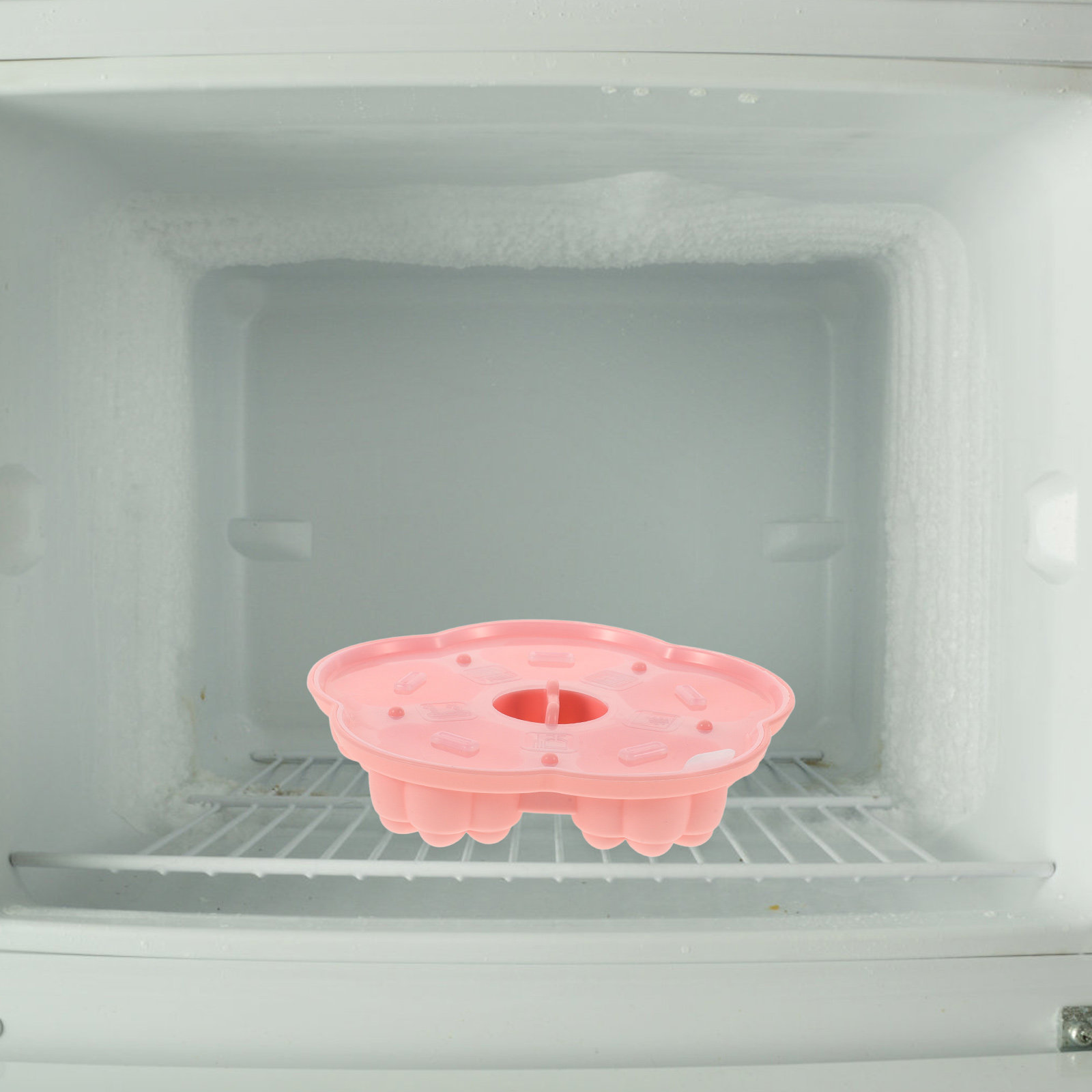 Baby Food Tray - Pink Silicone Baby Food Storage Box