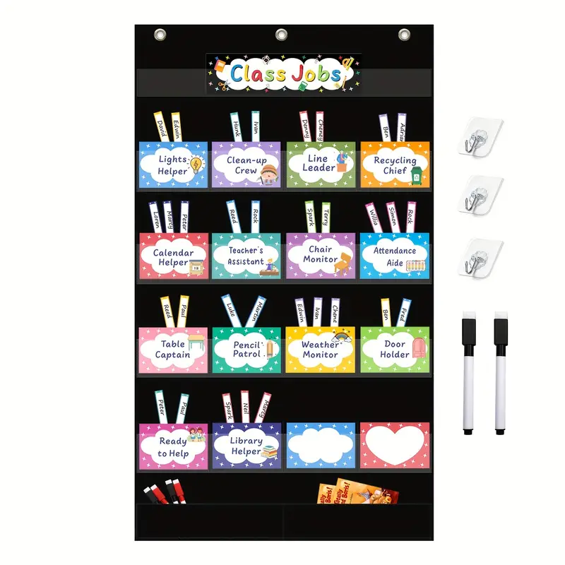 Baby Food Chart - Class Jobs Pocket Chart Class Management