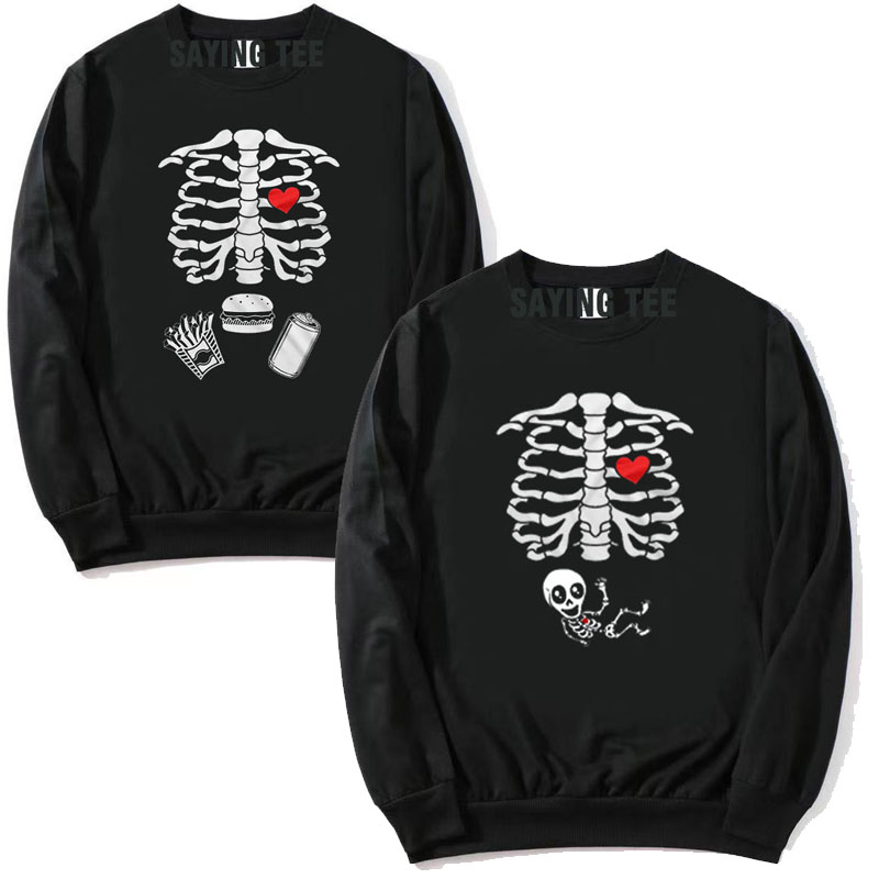 Maternity Halloween Skeleton T - Food Baby X Ray avis et prix