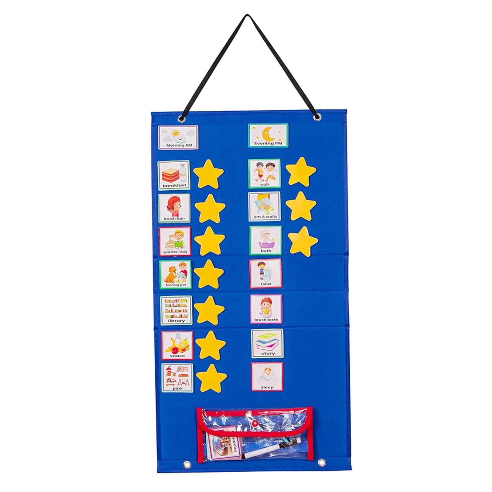 Kids Visual Schedule Calendar  - Baby Food Chart avis et prix