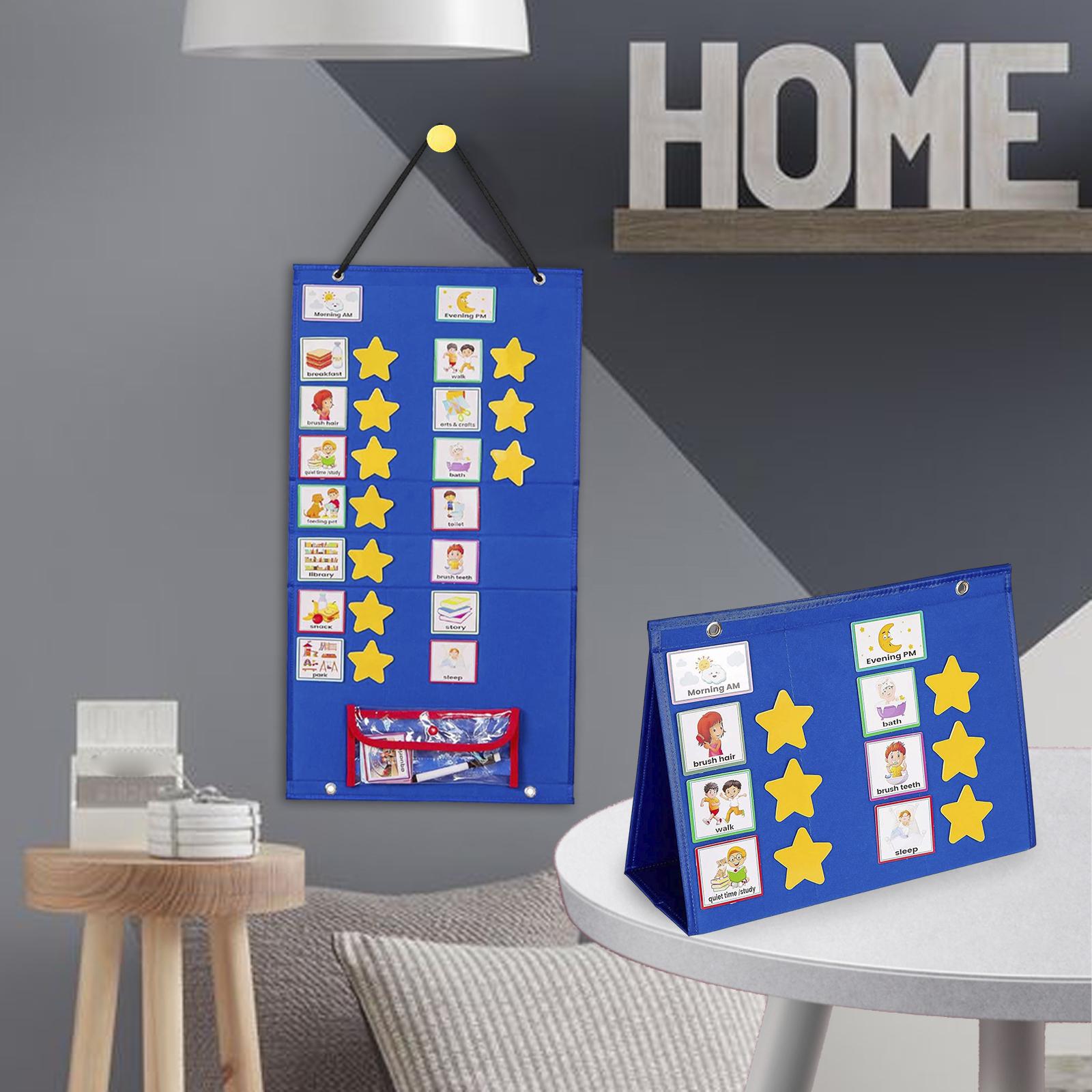 Kids Visual Schedule Calendar  - Baby Food Chart avis et prix
