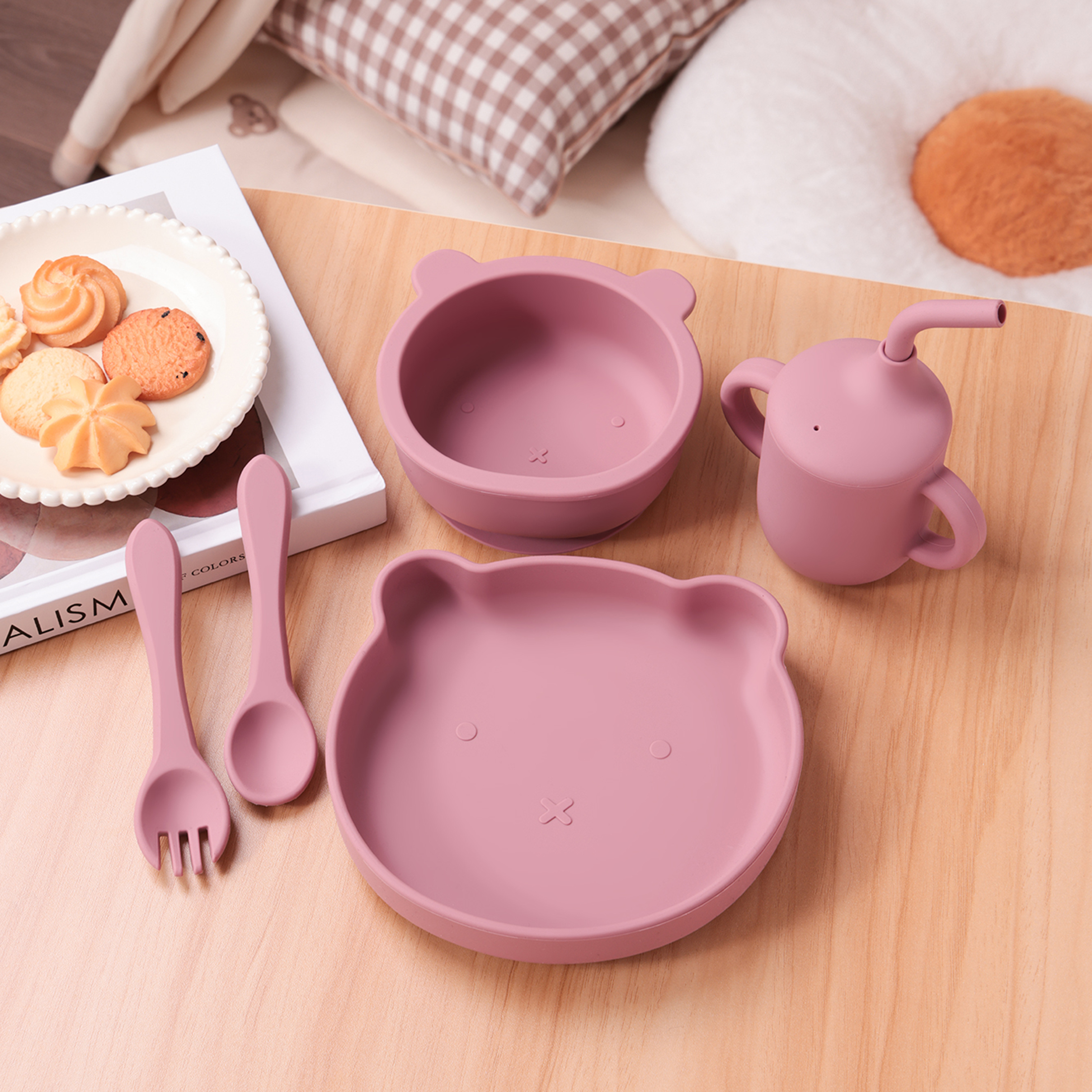 Color Kids 5PCS Silicone Feedi - Baby Food Tray avis et prix