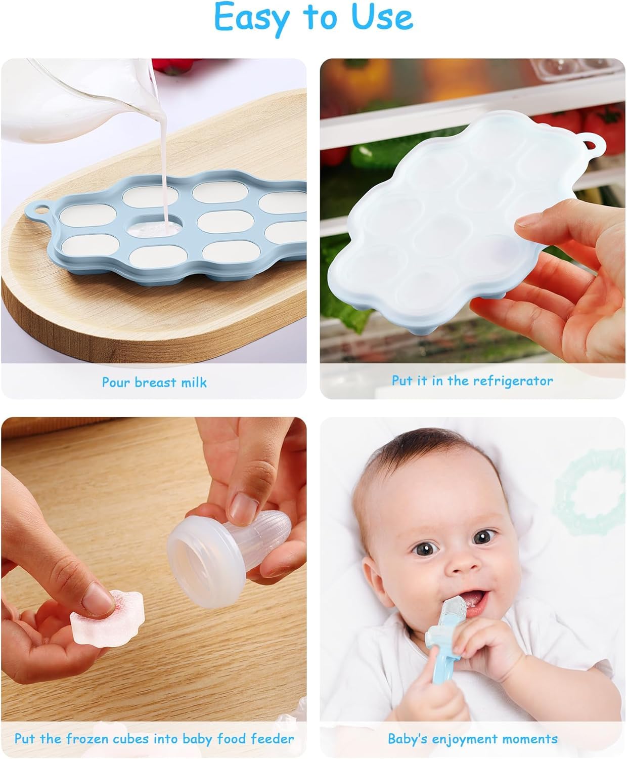 2-Pack Silicone Baby Food Free - Baby Food Tray avis et prix
