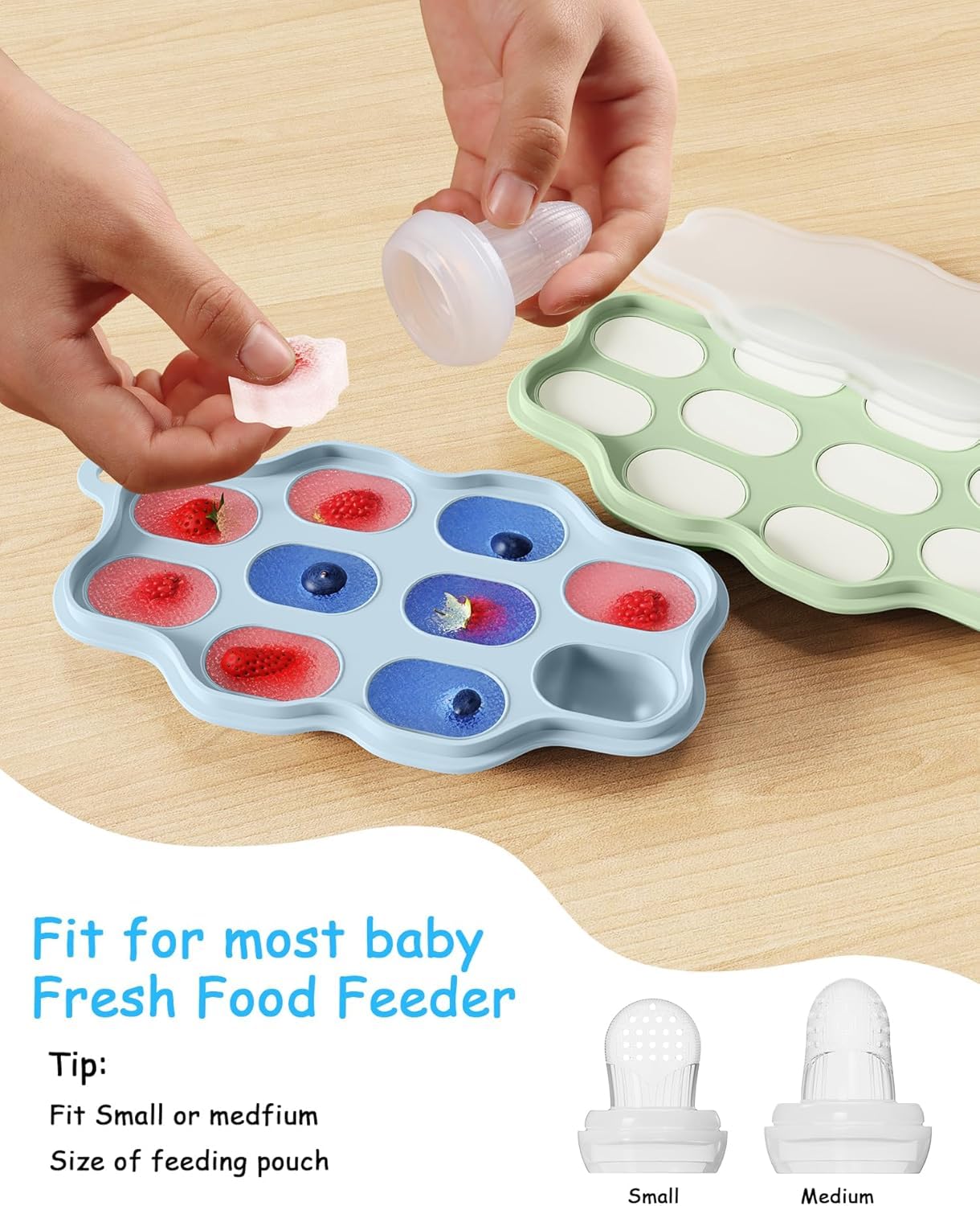 2-Pack Silicone Baby Food Free - Baby Food Tray avis et prix