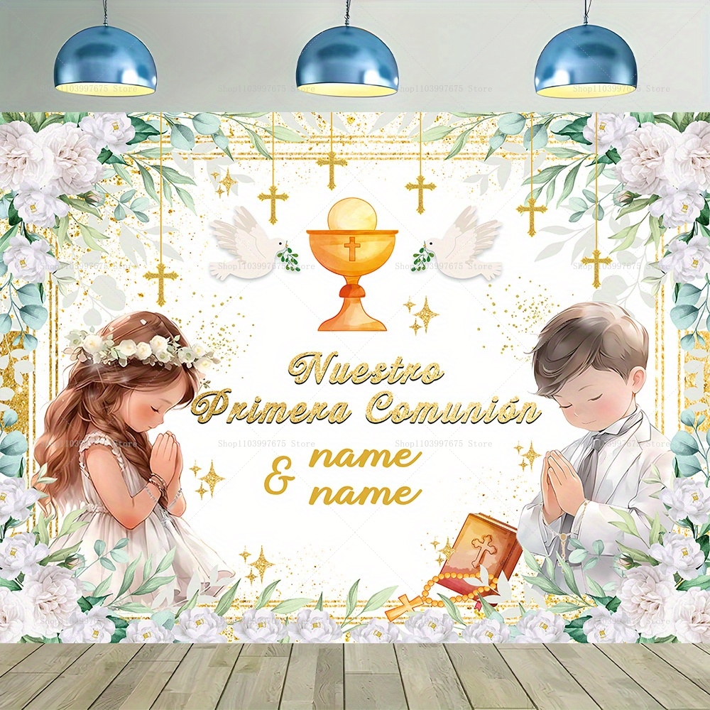 Custom Boy Girl First Holy Com - Baby Food Recipes avis et prix