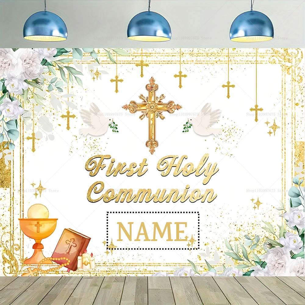Custom Boy Girl First Holy Com - Baby Food Recipes avis et prix