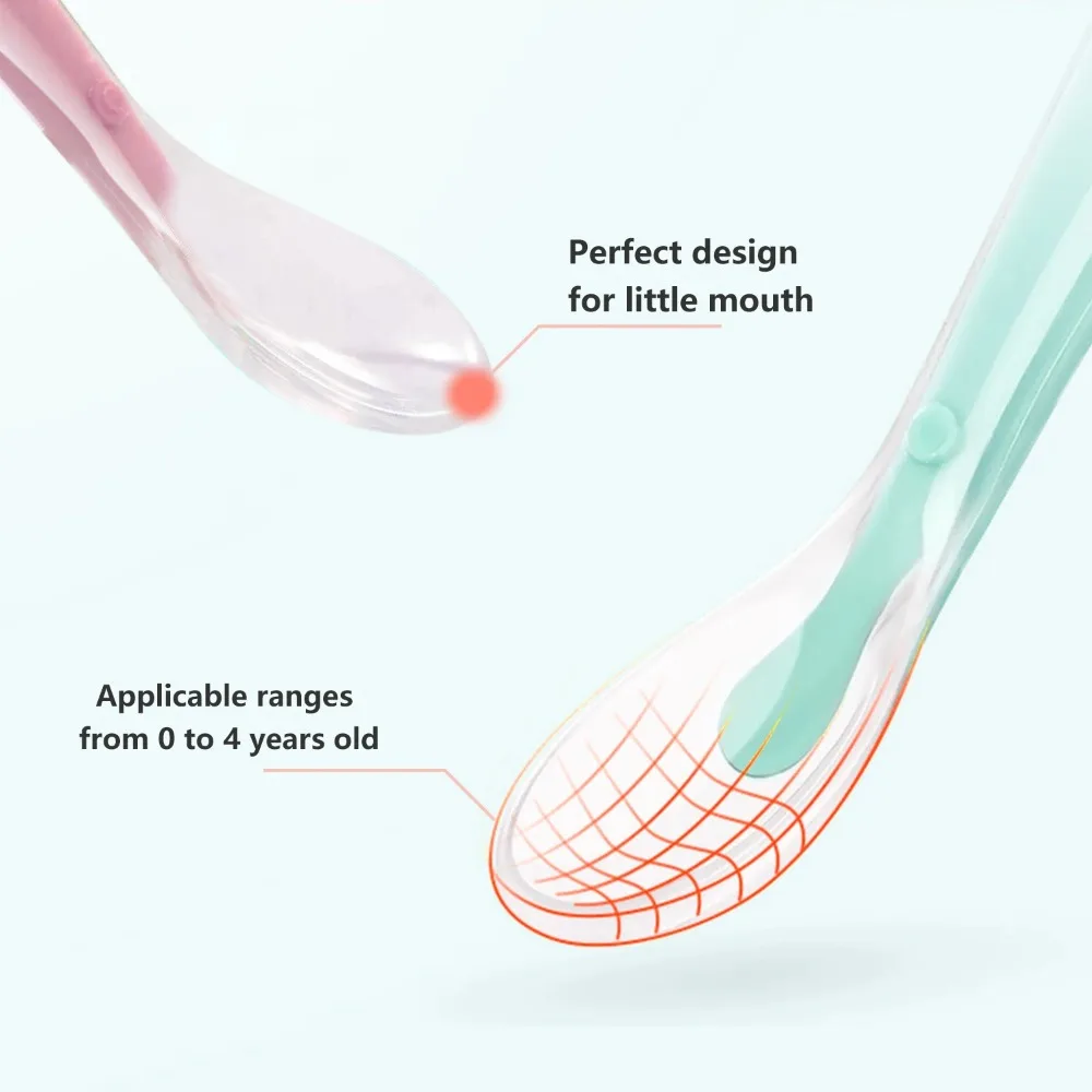 Baby Spoons Soft Silicone Todd - Baby Food Utensils avis et prix