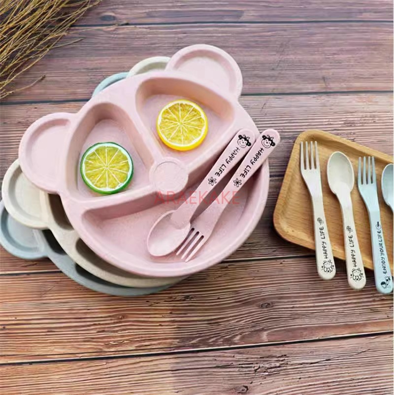 Children's Dining Plate Set Di - Baby Food Utensils avis et prix