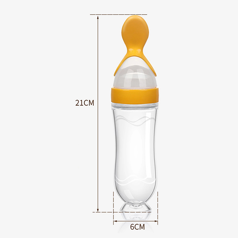 Squeezing Feeding Bottle Silic - Baby Food Utensils avis et prix