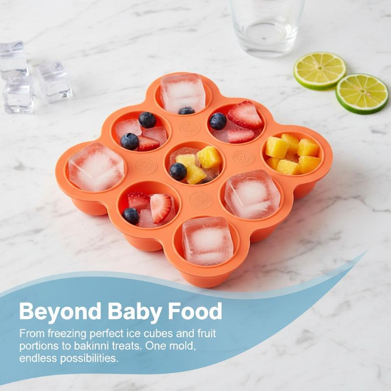 Baby Food Silicone Container 9 - Baby Food Tray avis et prix