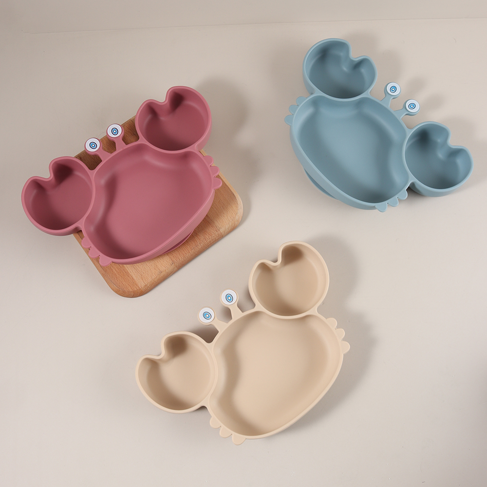 Cute Crab Shaped Silicone Baby - Baby Food Chart avis et prix