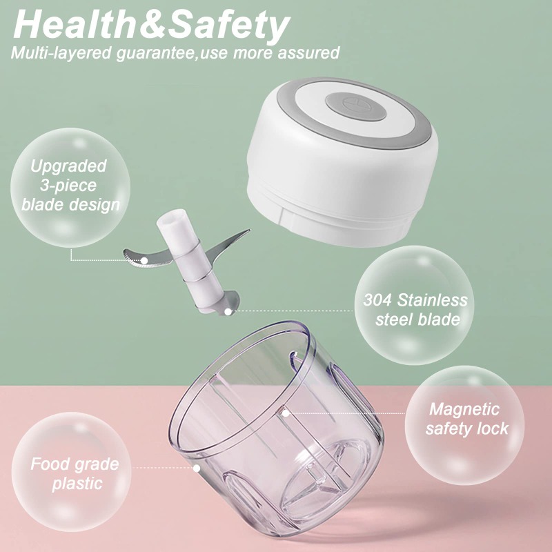 250ML Electric Garlic Grinder  - Baby Food Meat avis et prix