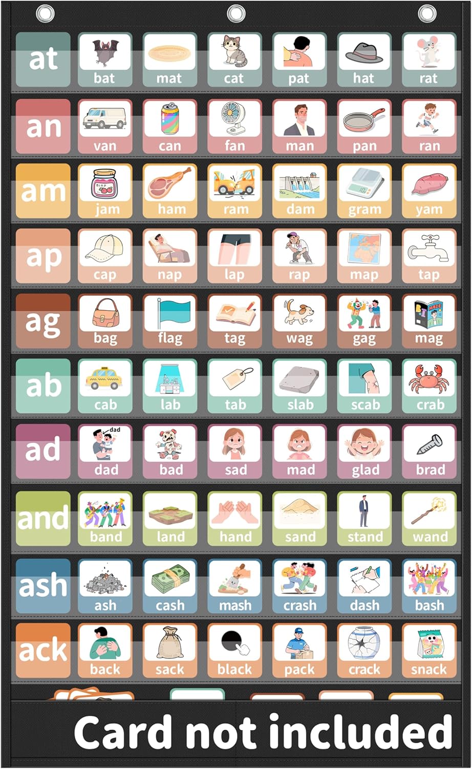 Standard Pocket Chart Clear 10 - Baby Food Chart avis et prix