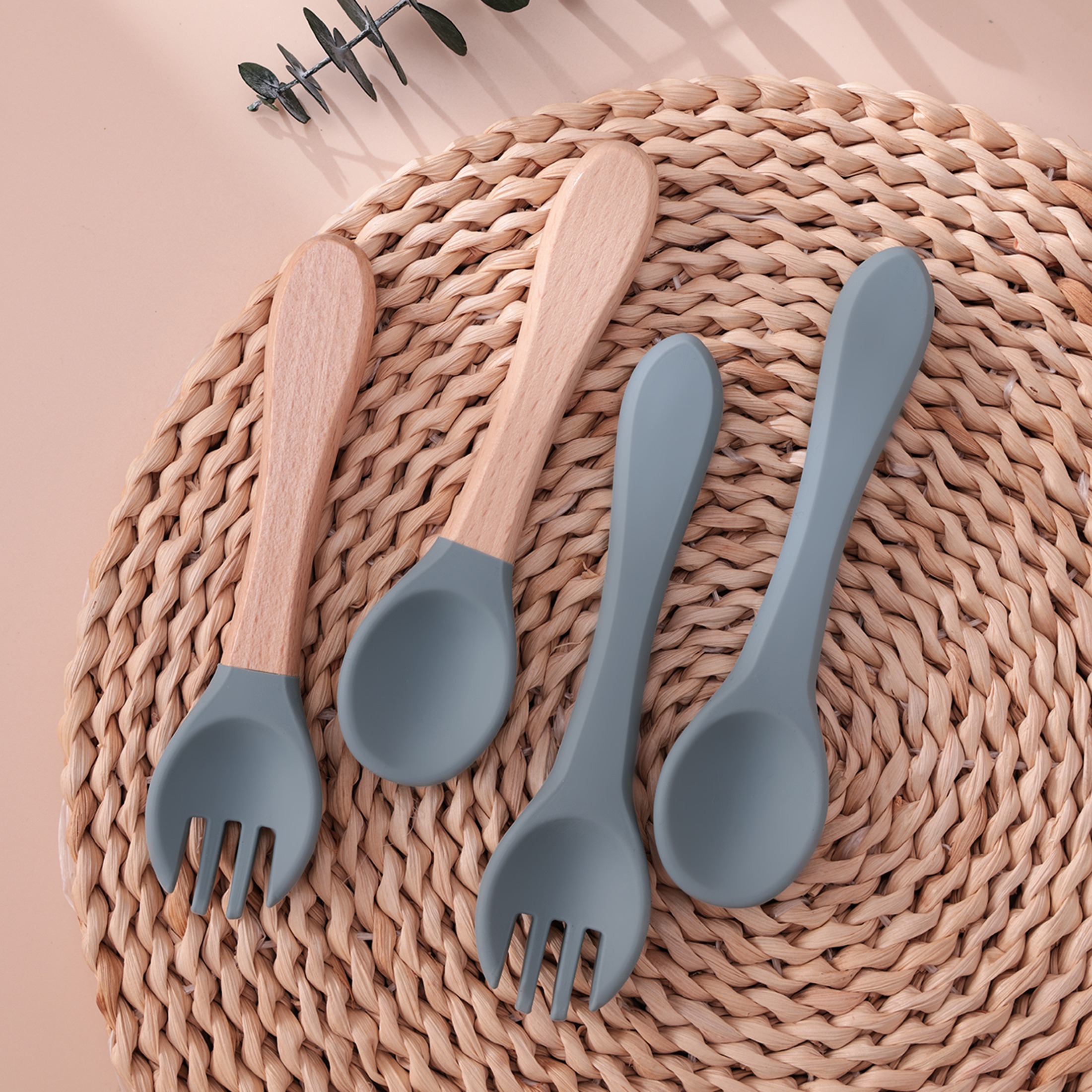 Color Kids 4PCS Silicone Baby  - Baby Food Utensils avis et prix