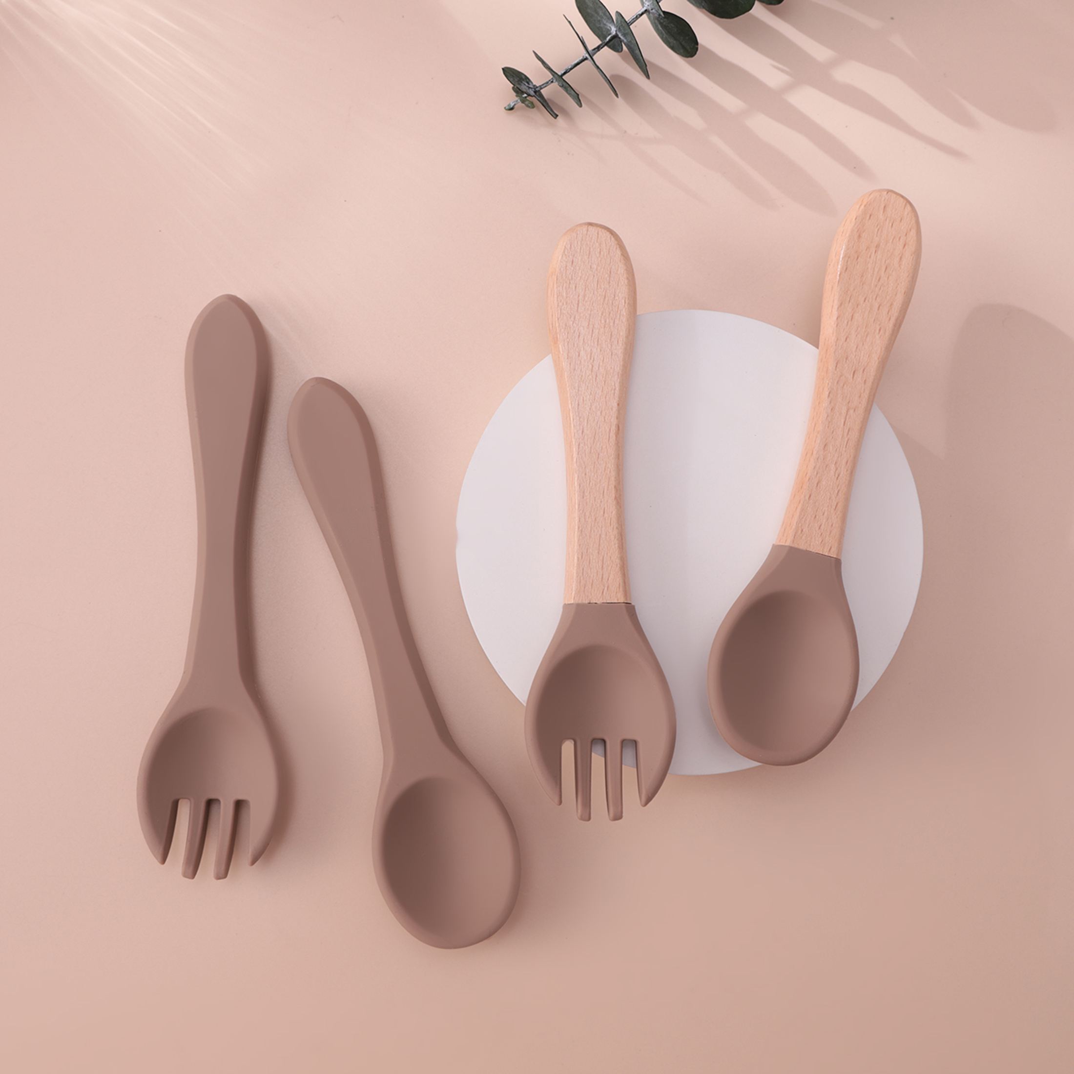 Color Kids 4PCS Silicone Baby  - Baby Food Utensils avis et prix