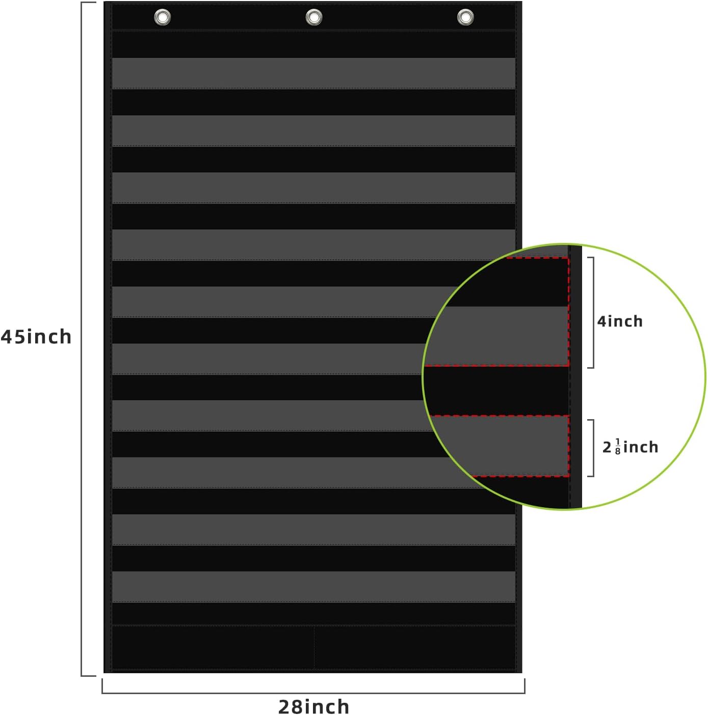 Large 10 Pockets Standard Pock - Baby Food Chart avis et prix