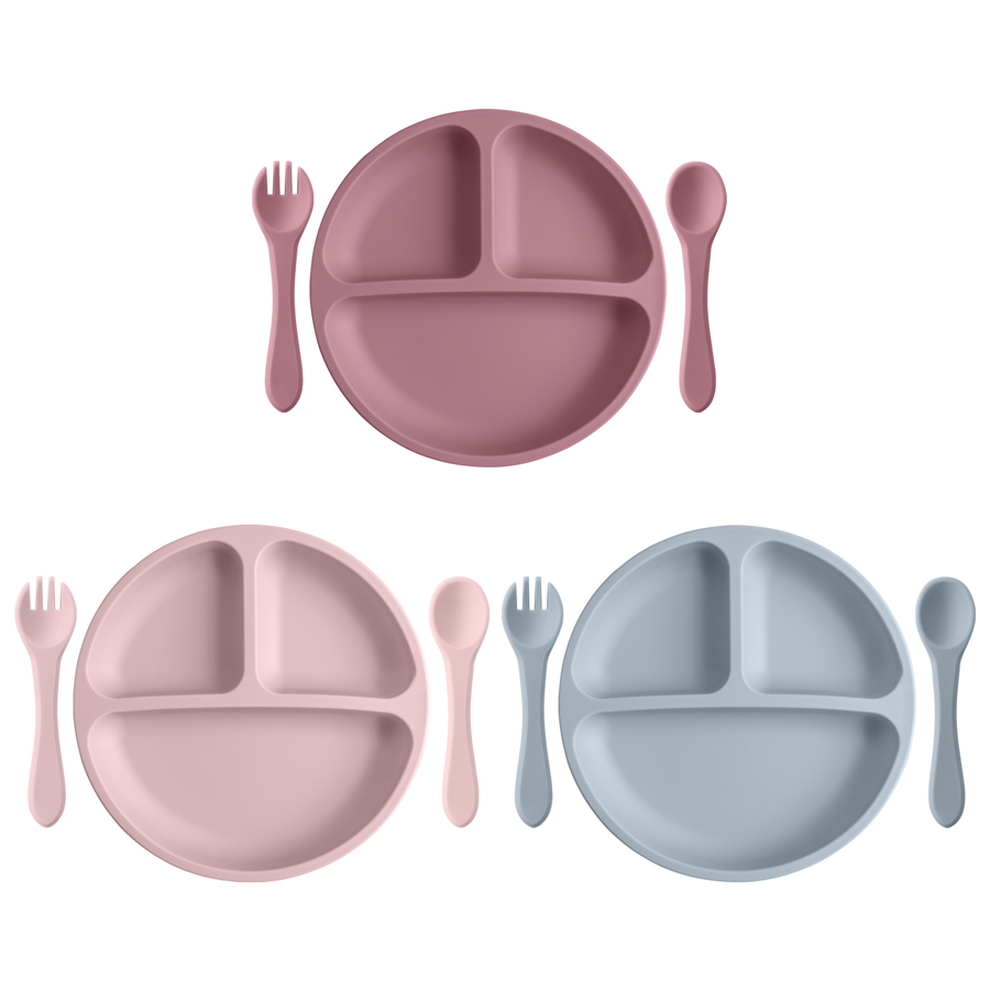 3PCS Children's Tableware Set  - Baby Food Chart avis et prix