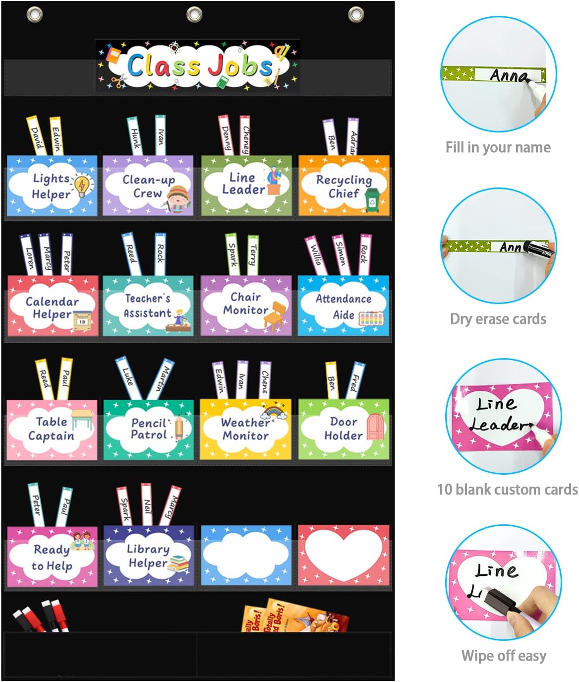 Class Jobs Pocket Chart Class  - Baby Food Chart avis et prix
