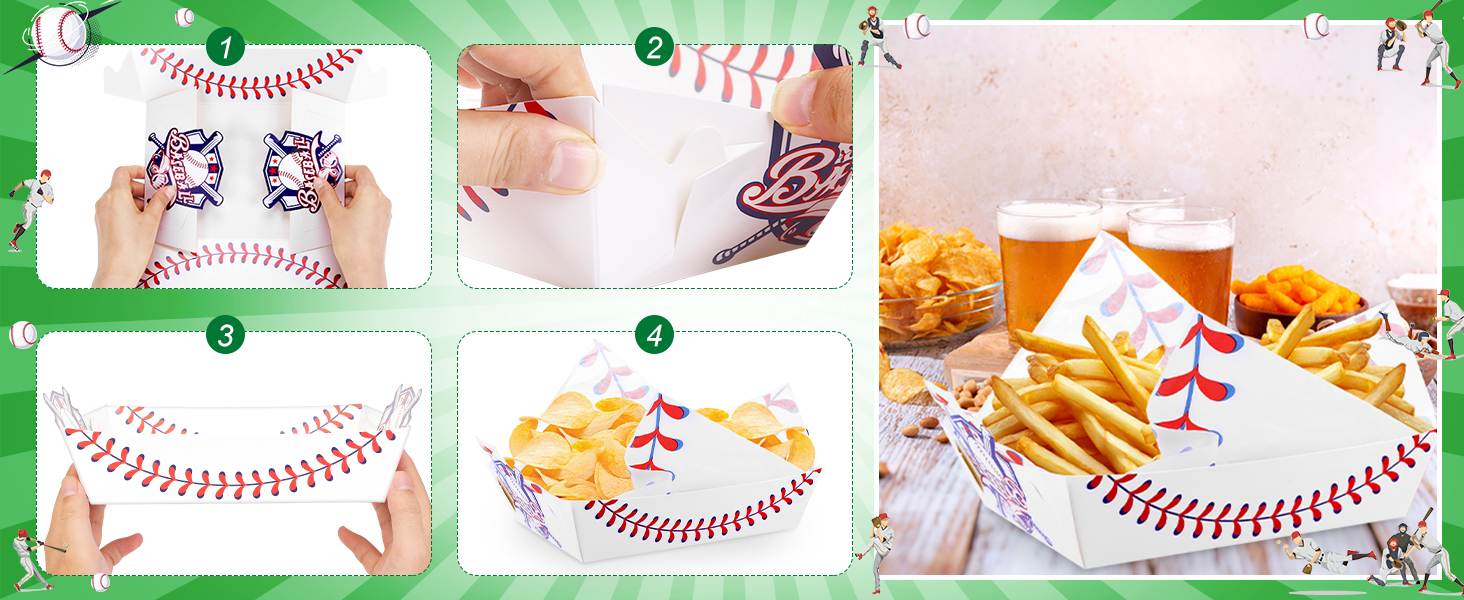 150Pcs Baseball Party Supplies - Baby Food Tray avis et prix