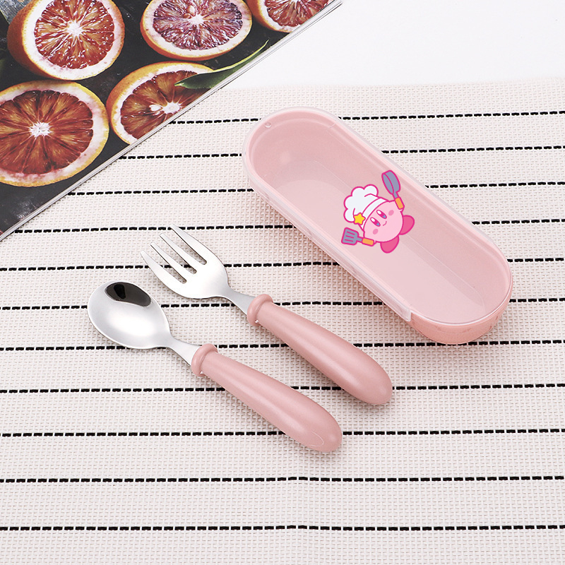 3pcs/set Kirbys Spoon Forks Bo - Baby Food Utensils avis et prix