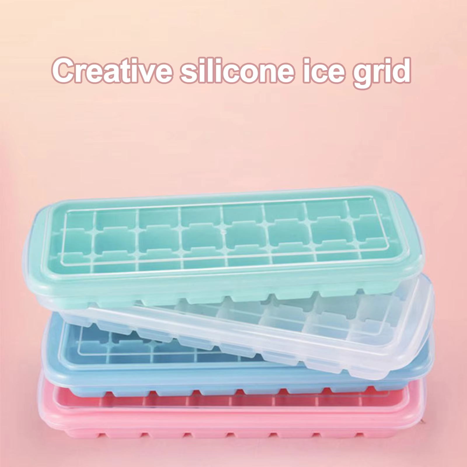 Silicone Ice Cubes Tray with L - Baby Food Tray avis et prix