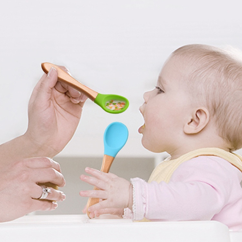 2Pcs/Set Baby Silicone Spoon F - Baby Food Utensils avis et prix