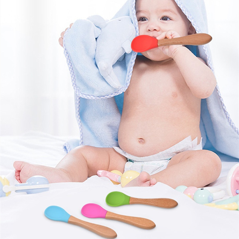 2Pcs/Set Baby Silicone Spoon F - Baby Food Utensils avis et prix