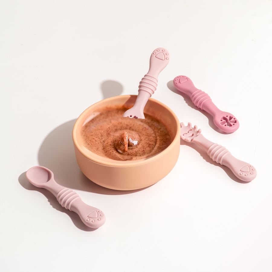 New Mother-kids 3PCS Baby Sili - Baby Food Utensils avis et prix