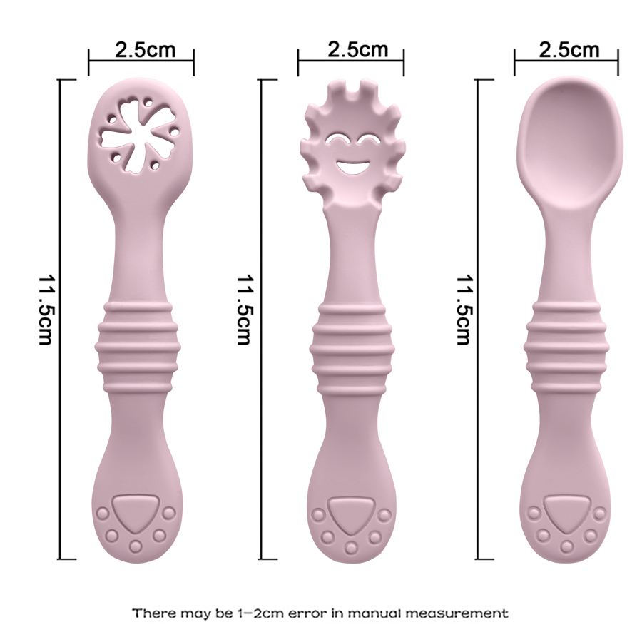 New Mother-kids 3PCS Baby Sili - Baby Food Utensils avis et prix