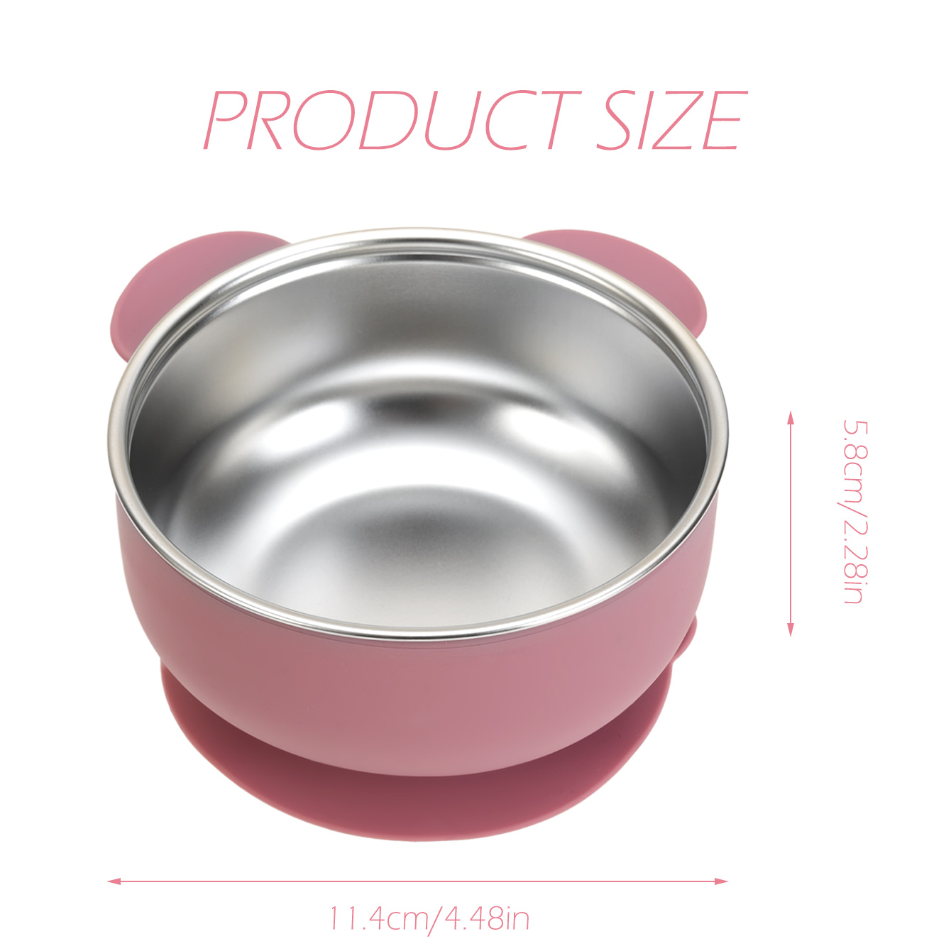 1PC Removable Silicone Stainle - Baby Food Tray avis et prix