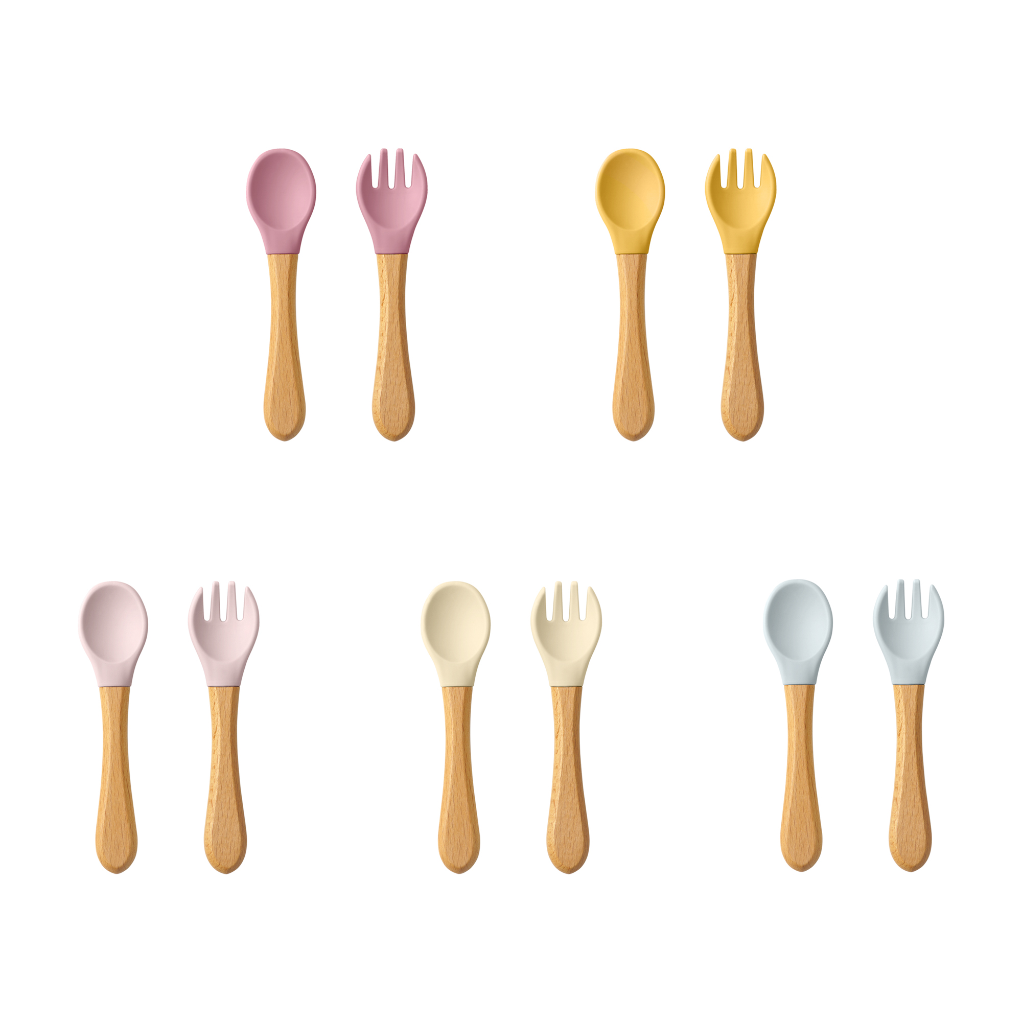 2PCS Baby Learning Spoons Uten - Baby Food Utensils avis et prix