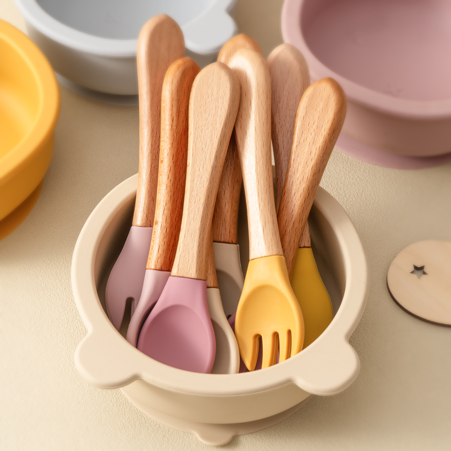 2PCS Baby Learning Spoons Uten - Baby Food Utensils avis et prix