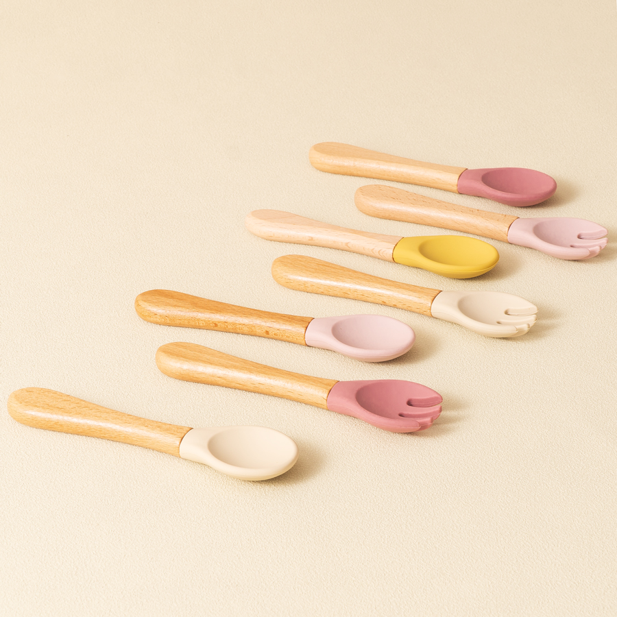 2PCS Baby Learning Spoons Uten - Baby Food Utensils avis et prix