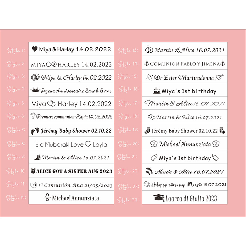 100pcs Personalized Colored Wo - Baby Food Recipes avis et prix