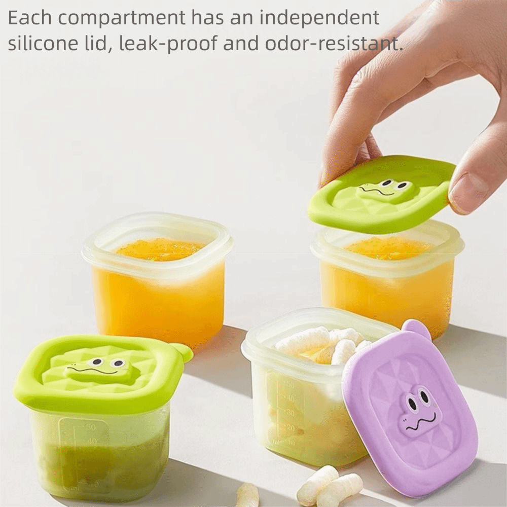 3/4/6 Grid Design Baby Food Fr - Baby Food Tray avis et prix
