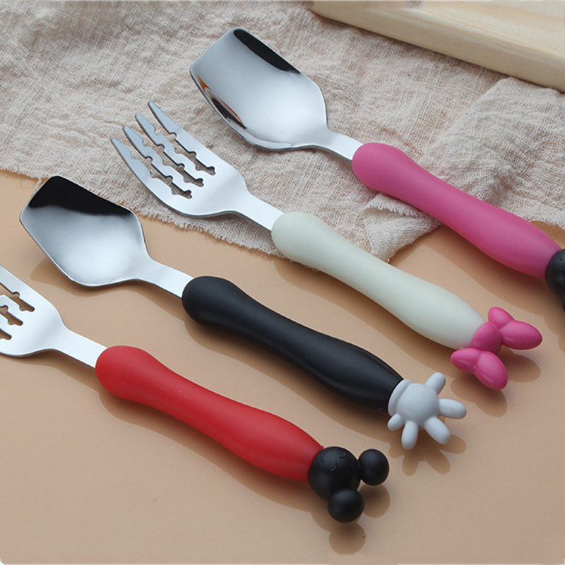 Cartoon Mickey Children Spoon  - Baby Food Utensils avis et prix
