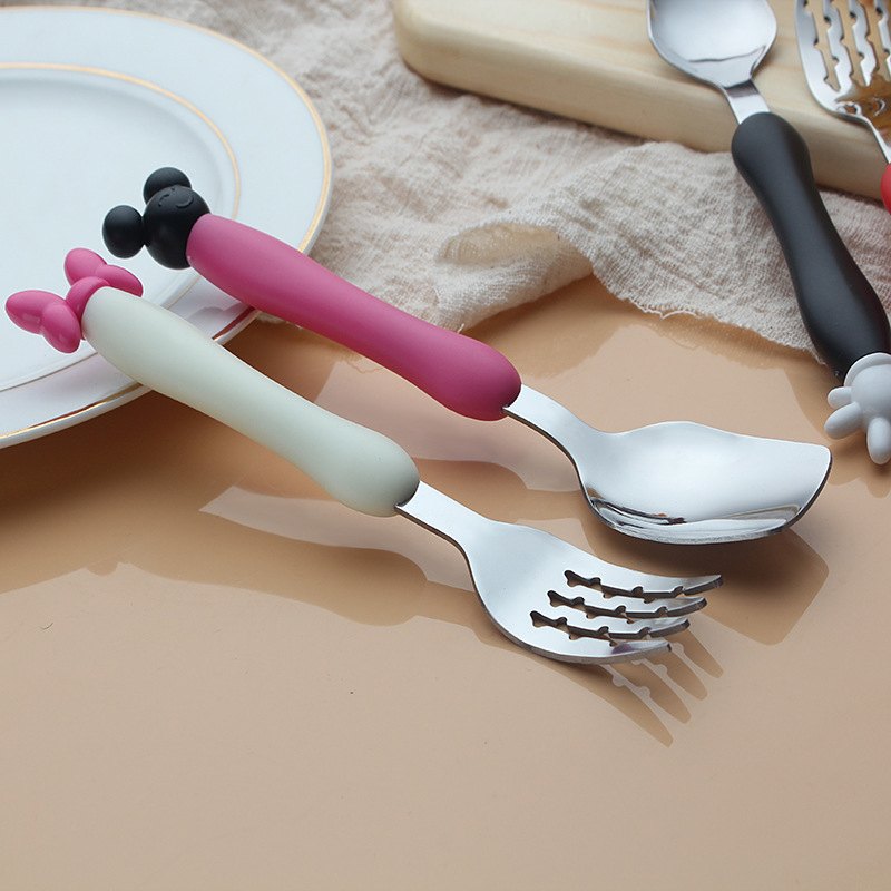 Cartoon Mickey Children Spoon  - Baby Food Utensils avis et prix